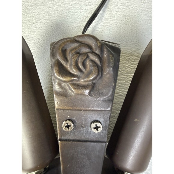 Very Unique Antique Lamp. Vintage Metal Very Heavy - Picture 3 of 16